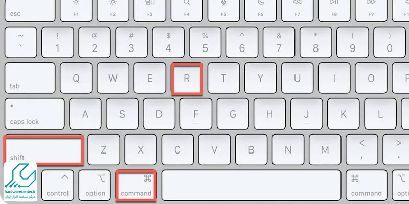 میانبر Shift + Command + R