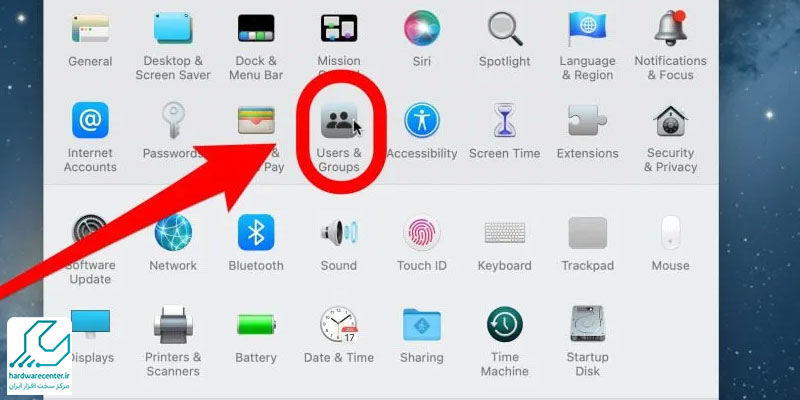 نحوه افزودن حساب ادمین جدید در مک بوک