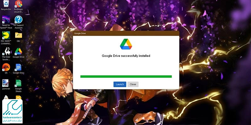 مراحل نصب نسخه دسکتاپ گوگل درایو در windows