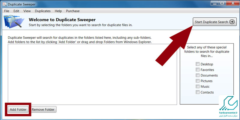 استفاده از ابزار Duplicate Sweeper برای حذف تصاویر تکراری ویندوز